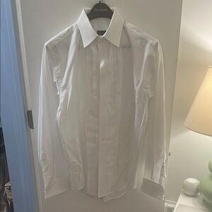 Jos. A. Bank Men's White Tuxedo Shirt